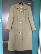 Vintage 1950s Sage 3/4 Sleeve Coat 12/14