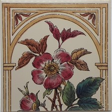 Vintage Tile Transfer Print &