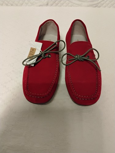 Geox cranberry red suede - red,
