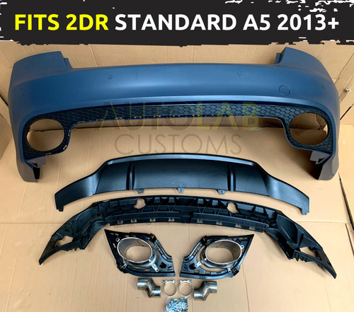 Audi rs5 style rear bumper - rs5,