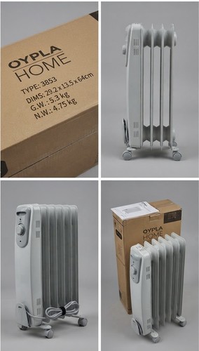 Oypla electrical 1000w fin - , 5-fin