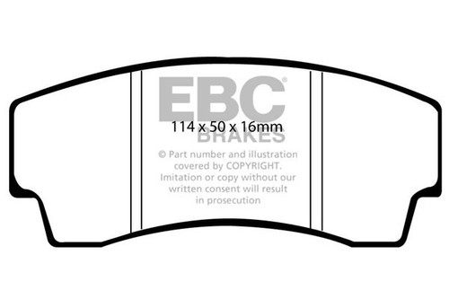 Ebc redstuff rear - ebc, pads