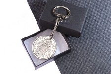 Half Crown Coin Keyring -