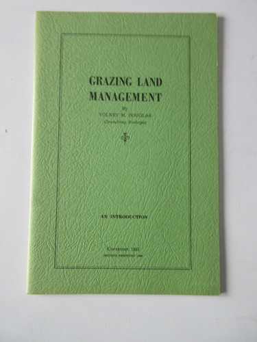 1966 grazing land - grazing, management