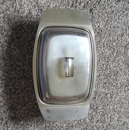 Stainless steel covered butter - stainless,
