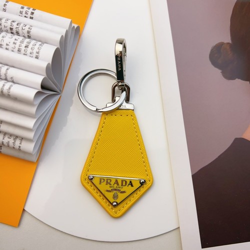 Prada keychain yellow - prada, keychain-yellow