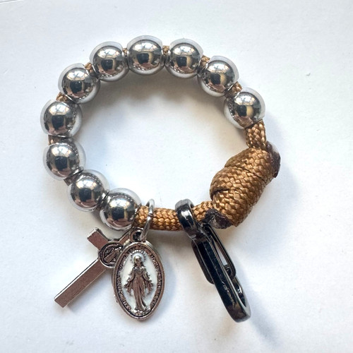 Hand crafted catholic rosary - catholic,