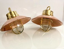 Set of 2 Original Brass Marine