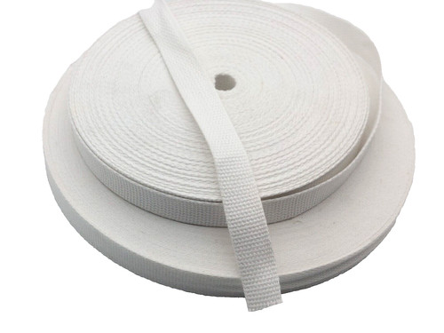 25mm 20mm white canvas - white,