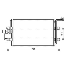Air Con Condenser AI5130 AVA