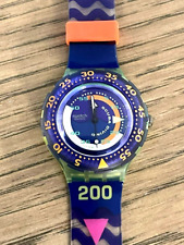 SWATCH WATCH SDJ100 COMING TIDE SCUBA 1992 ORIGINAL