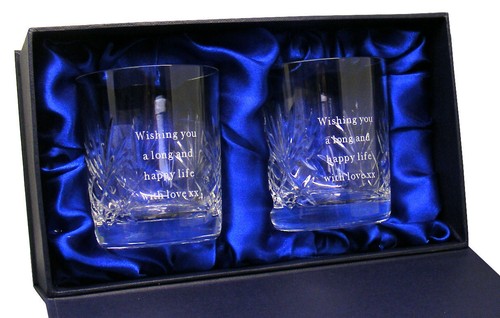 Pair personalised 8oz cut - of,