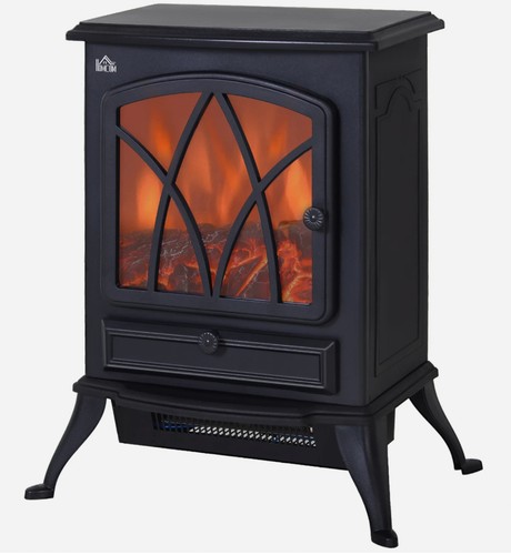 Homcom electric fireplace - electric,