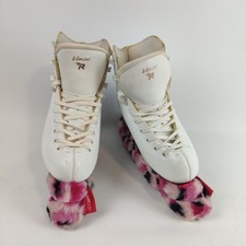 Risport Venus Women’s Ice Skates Size 215 Graf White With Blade Covers  VGC