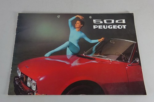 Brochure peugeot 504 - brochure/brochure,
