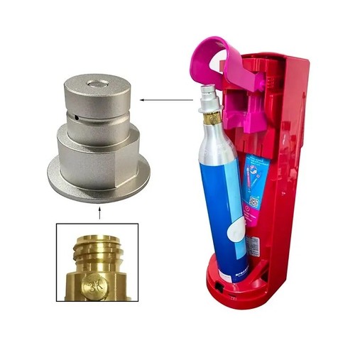 Quick connect adapter for soda - adapter,