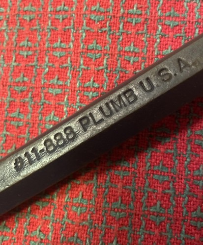 Vintage plumb tools pry bar - tools,