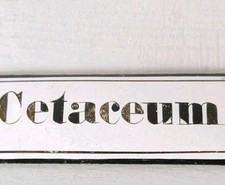 Antique enamel sign for pharmacy