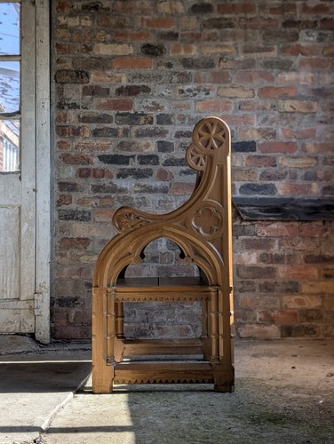 Antique 19thc gothic - antique, armchair