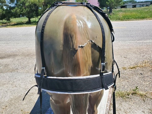 Black nylon western saddle - nylon,