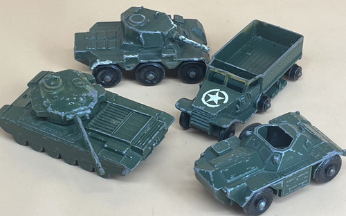 Matchbox lesney military - military, x4