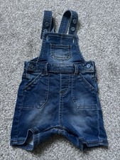 Baby Boy Denim Dungarees 3-6