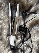 GHD Ceramic Hair Straightener White Wet to Dry Heat Protection
