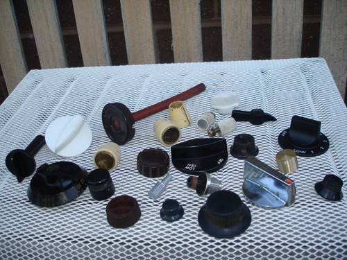 Vintage radio knobs job lot - vintage,
