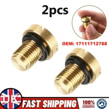 2x Coolant Tank Bleeder Screw Radiator Hose Bleed Screw Fit For BMW E46 E90 E39