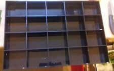  DRAWER HARD ACRYLIC A4+sized HOLDER STORAGE ORGANISER black or clear ARTS CRAFT