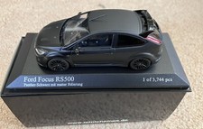 1/43 Ford Focus RS500 2010 Matt Black  Minichamps 400088104 1 of 3744 RARE