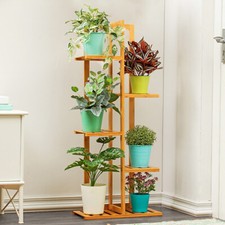 Outdoor 5 Tier Wooden Plant