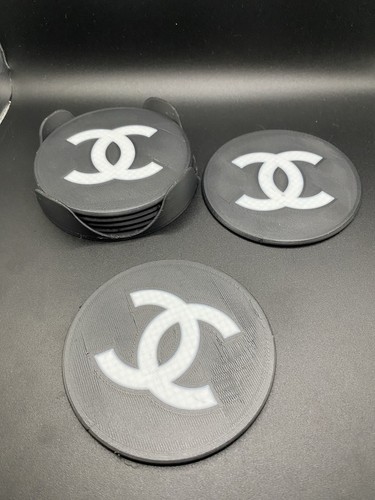 Coasters holder set - cc, of