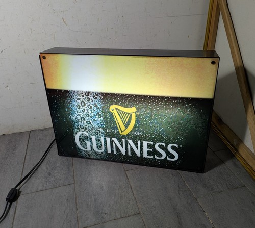 Vintage guinness beer lighted - beer,