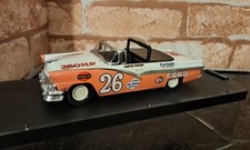 Quartzo 1/43 Scale 1003 - 1956 Ford Fairlane Stock Car #26 Turner - White/Pink