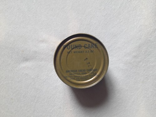 1972 ration pound cake - ration,