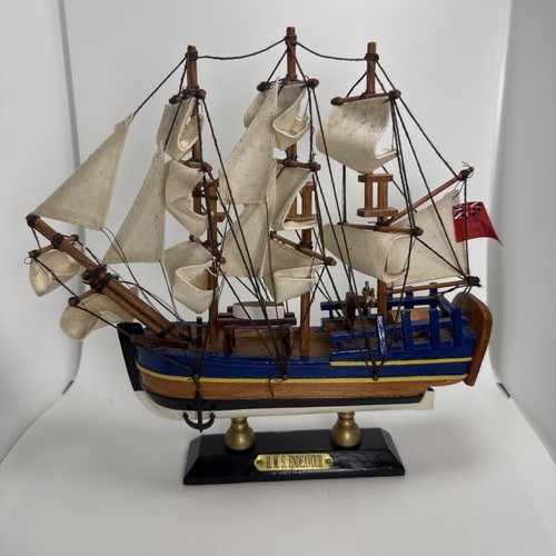 Wooden hms endeavour model - hms,