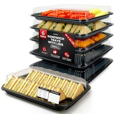 6 Pack Sandwich Platter Trays