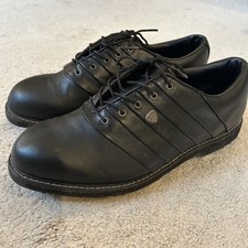 Men’s Hi-Tec Golf Shoes UK 9 Black Leather Custom Comfort Sympatex