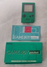 Game boy pocket green Console Nintendo Japan Handheld GB gameboy tested jp boxed