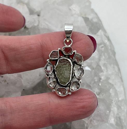 Beautiful moldavite herkimer - beautiful,