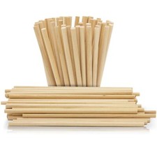 Round wooden dowel rods - round,