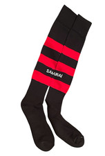 Mens Red Black Hoops Football