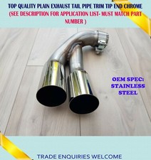 EXHAUST TIPS BMW 3 4 SERIES