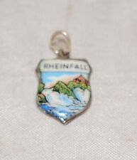 RHEINFALL Silver & Enamel Shield Travel Charm