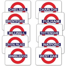 Underground sign football - sign,