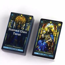 78 Cards Tarot Of Stained Glass Tarot Deck Card Game Fortune Telling Card Game