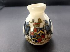 Crested China - BRIDGEND Crest - Vase - Swan China.