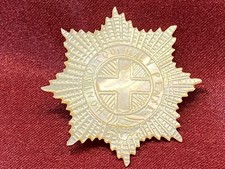 Lovely Circa 1930s Handmade MOP Coldstream Guards Sweetheart Brooch