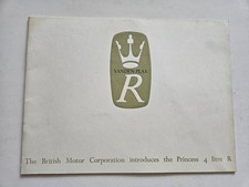 VANDEN PLAS PRINCESS 4 LITRE R SALES BROCHURE 1964 1965